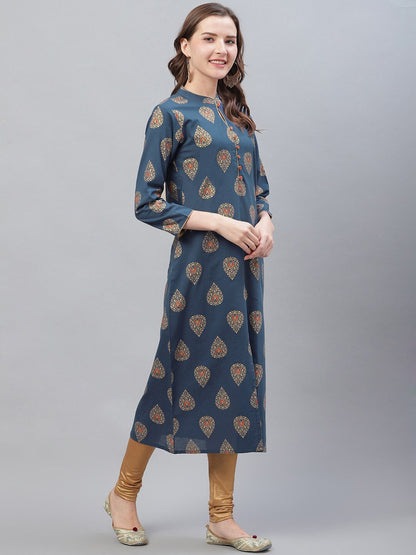 Women's Cotton Printed Kurta