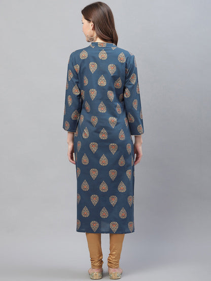 Women's Cotton Printed Kurta