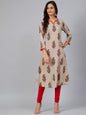 Women's Cotton Printed Kurta