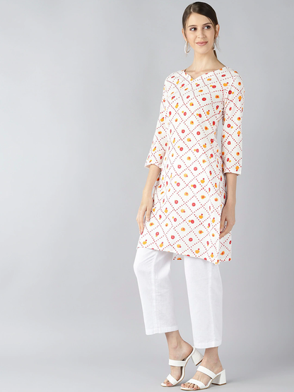 Women's Cotton Printed Kurta