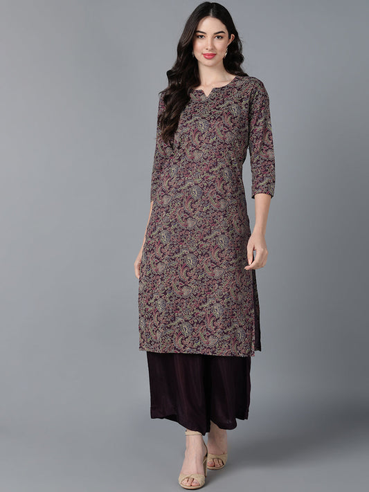 Women's Ahika Cotton Printed Kurta