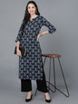 Women's Cotton Blend Printed Kurta