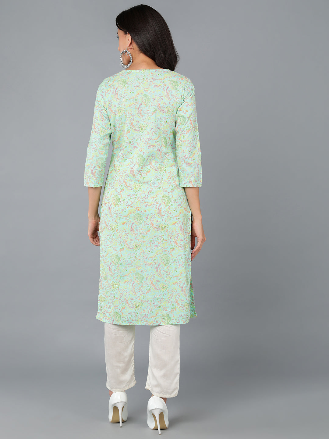 Women's Cotton Ethnic Printed Kurta