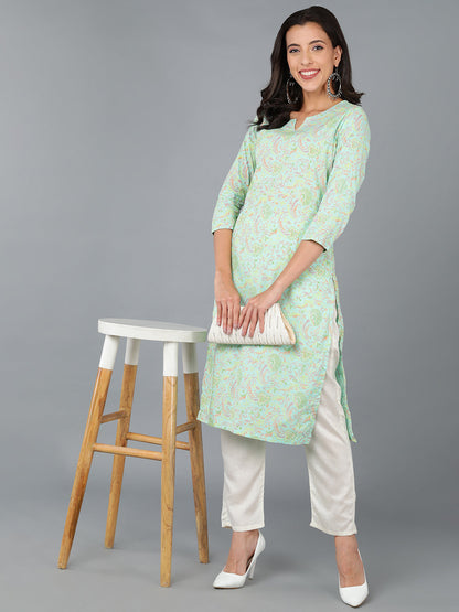 Women's Cotton Ethnic Printed Kurta