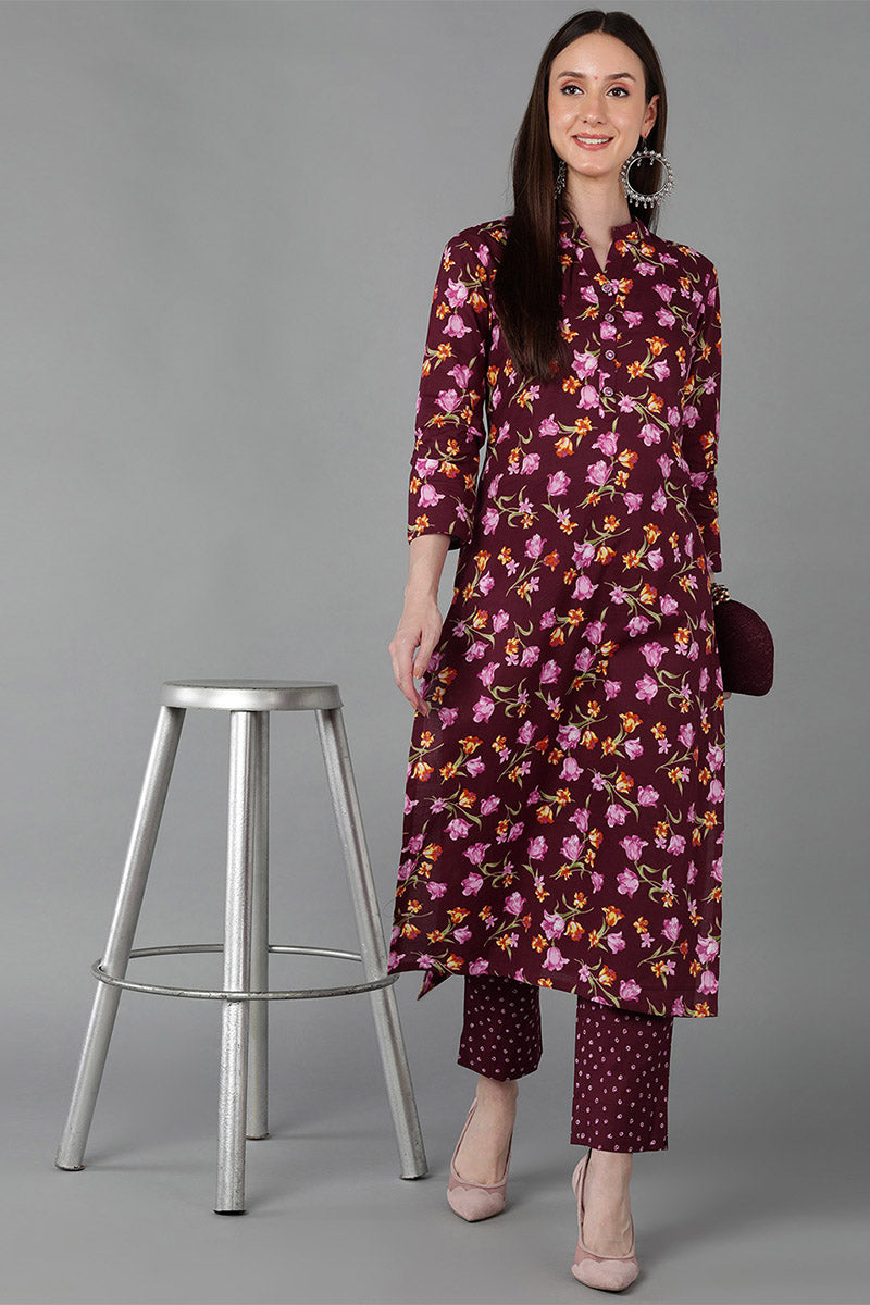 Women's Floral Printed Kurta
