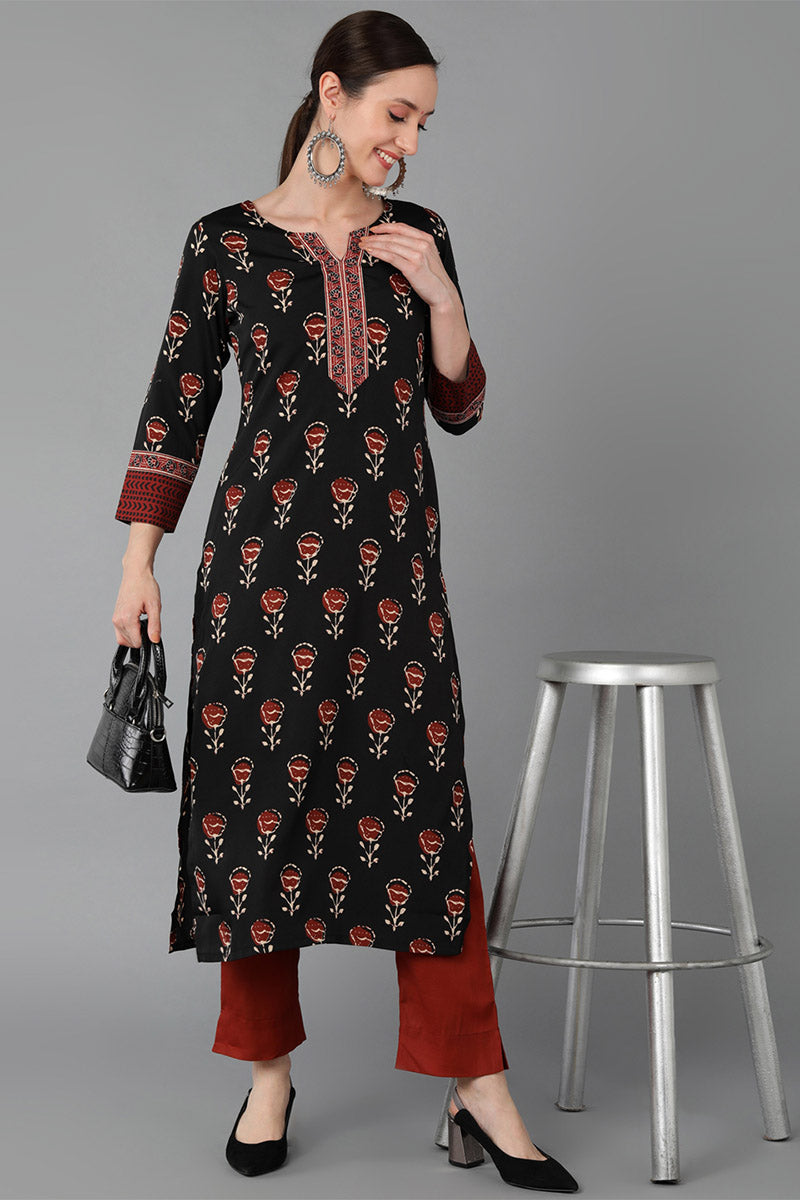 Women's Floral Printed Kurta