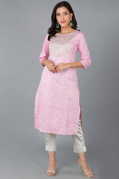Women's Cotton Yoke Design Kurta