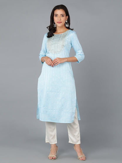 Women's Cotton Yoke Design Kurta