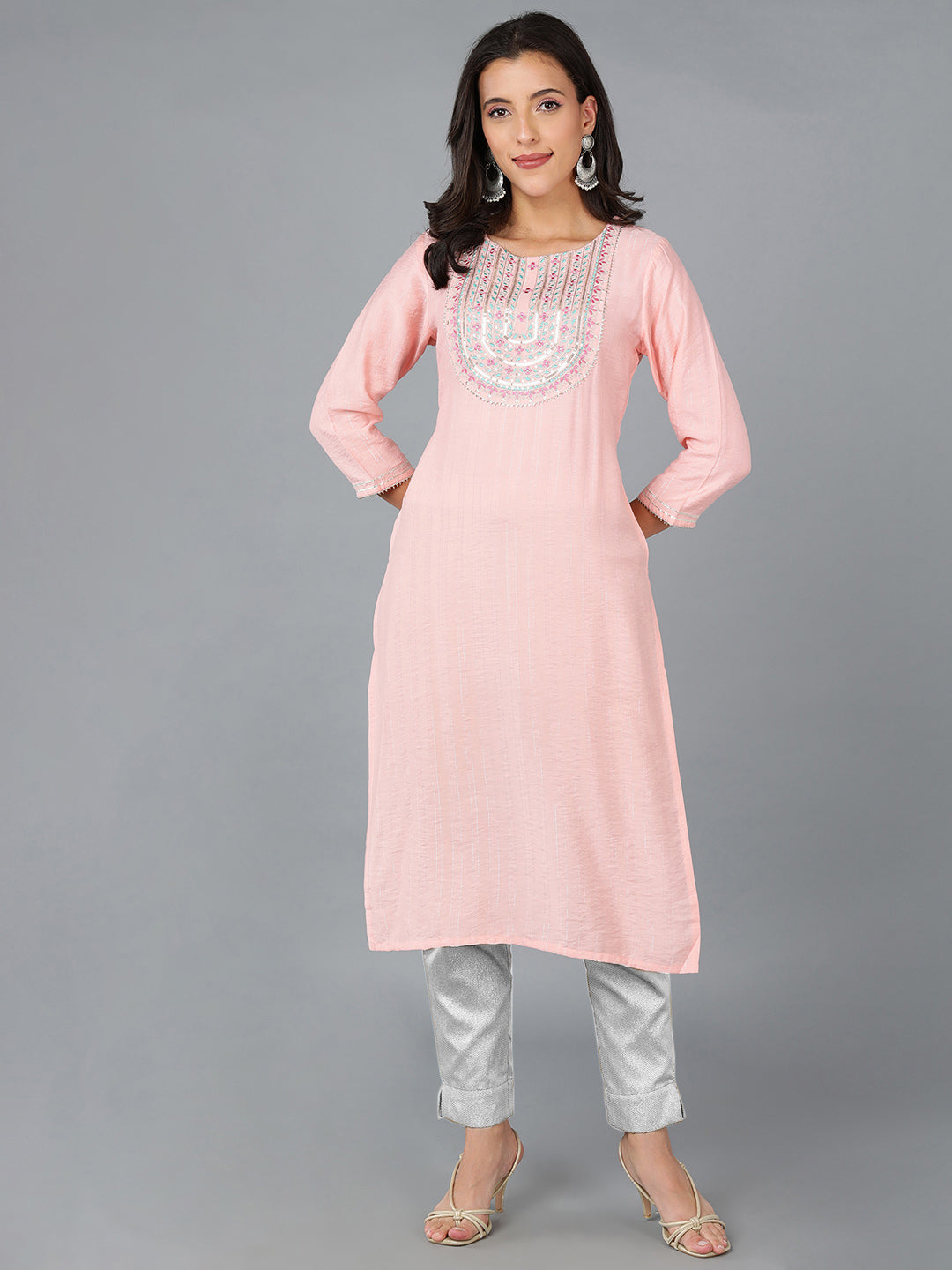 Women's Cotton Yoke Design Kurta