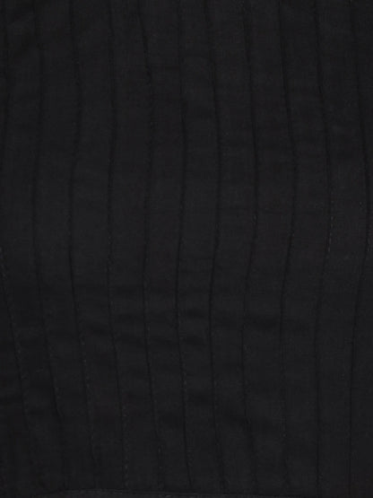 Women's Black Rayon Kurta By Vbu