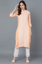 Women's Ahika Polyester Embroidered Kurta