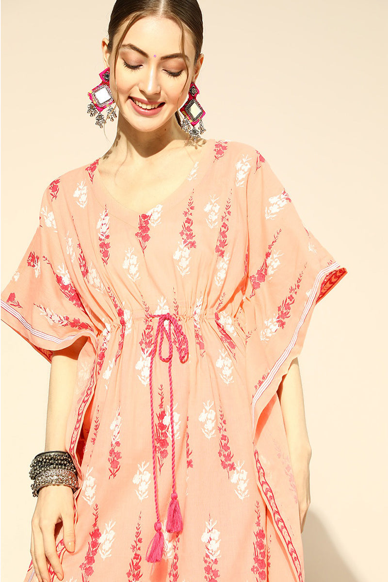 Women's Floral Cotton Kurta Set