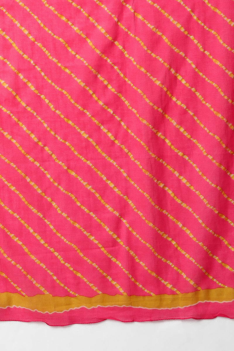 Women's Cotton Printed Kurta Pant Dupatta Set