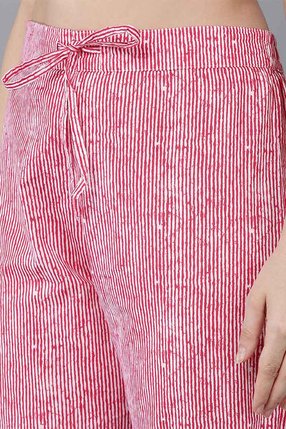 Women's Cotton Embroidered Printed Kurta Pant With Dupatta