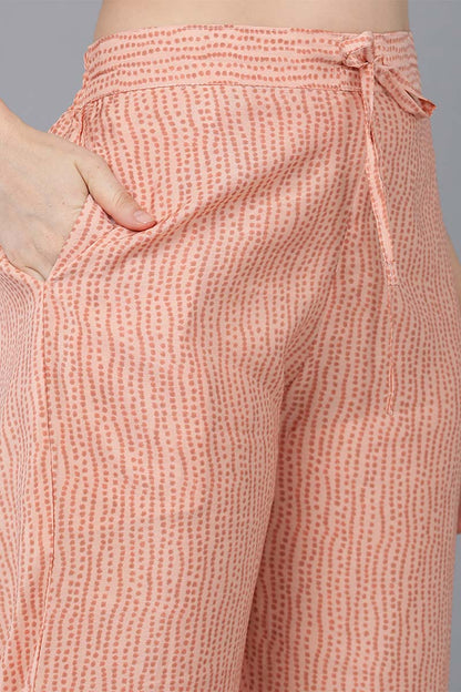 Women's Poly Silk Printed Kurta Palazzos With Dupatta