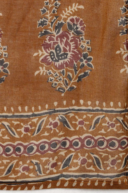Women's Cotton Printed Kurta Pants With Dupatta