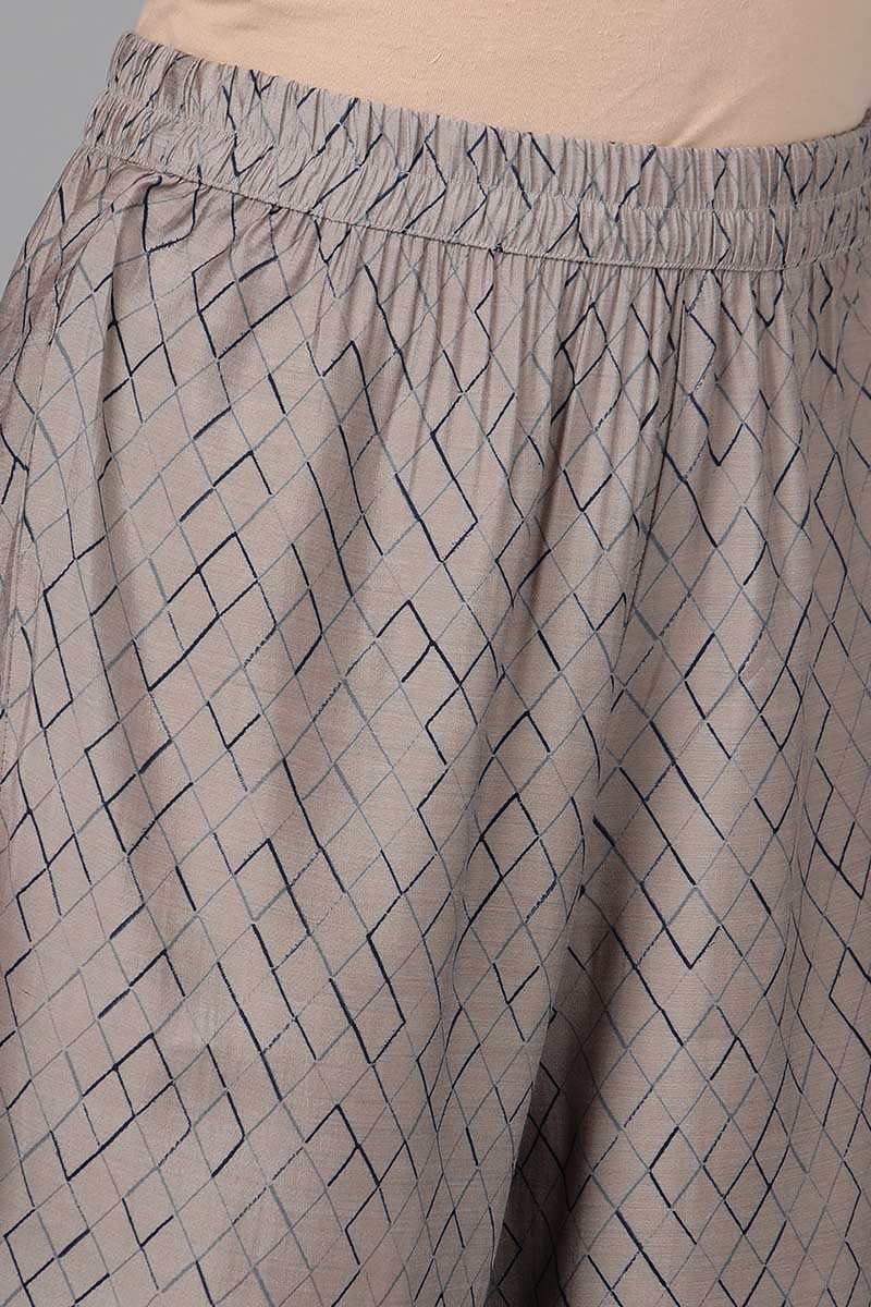 Women's Poly Silk Printed Kurta Pants With Dupatta