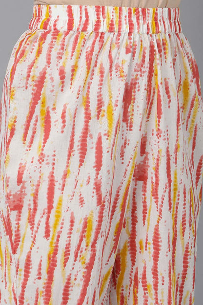 Women's Cotton Bandhani Printed Kurta Pants With Dupatta