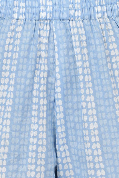 Women's Cotton Paisley Printed Kurta Pants With Dupatta