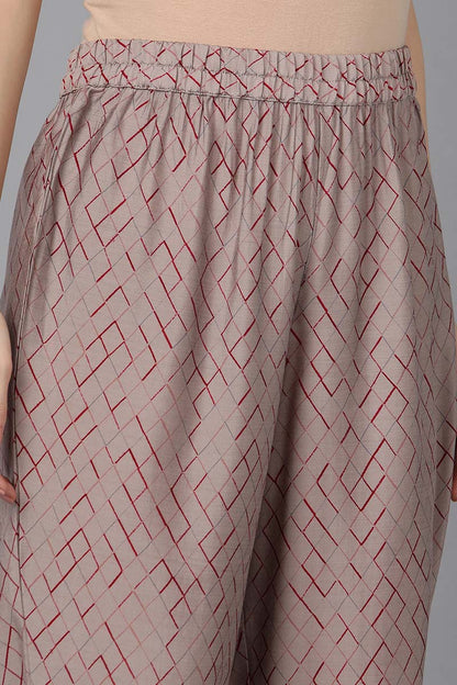 Women's Poly Silk Printed Kurta Pants With Dupatta