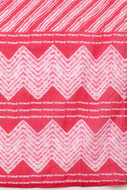 Women's Cotton Yoke Design Printed Kurta Pants With Dupatta