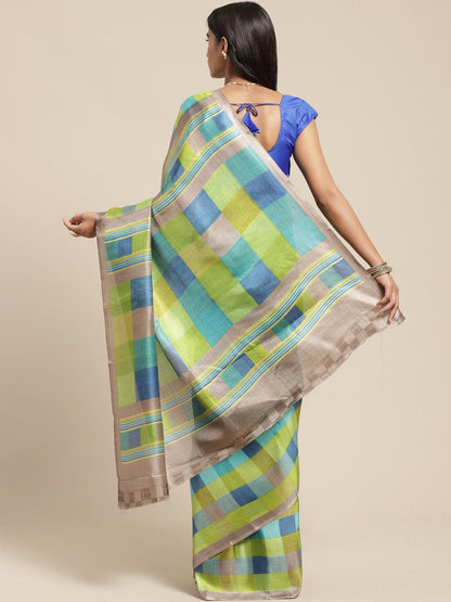 Women's Multicolor Art Silk Printed Saree