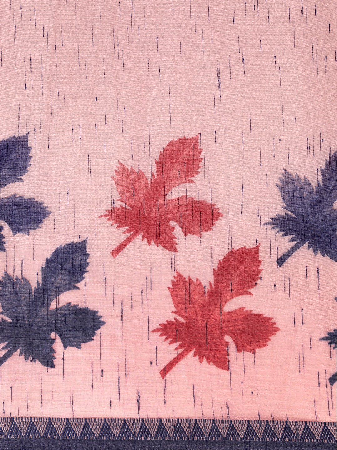 Women's Pink Art Silk Printed Saree