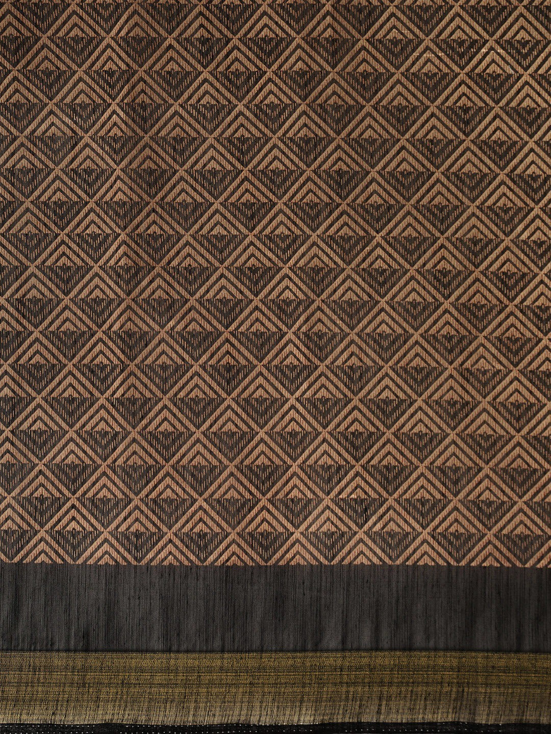 Women's Black Art Silk Printed Saree