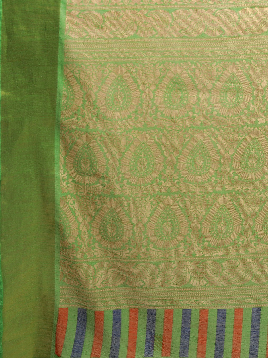Women's Pink Art Silk Printed Saree