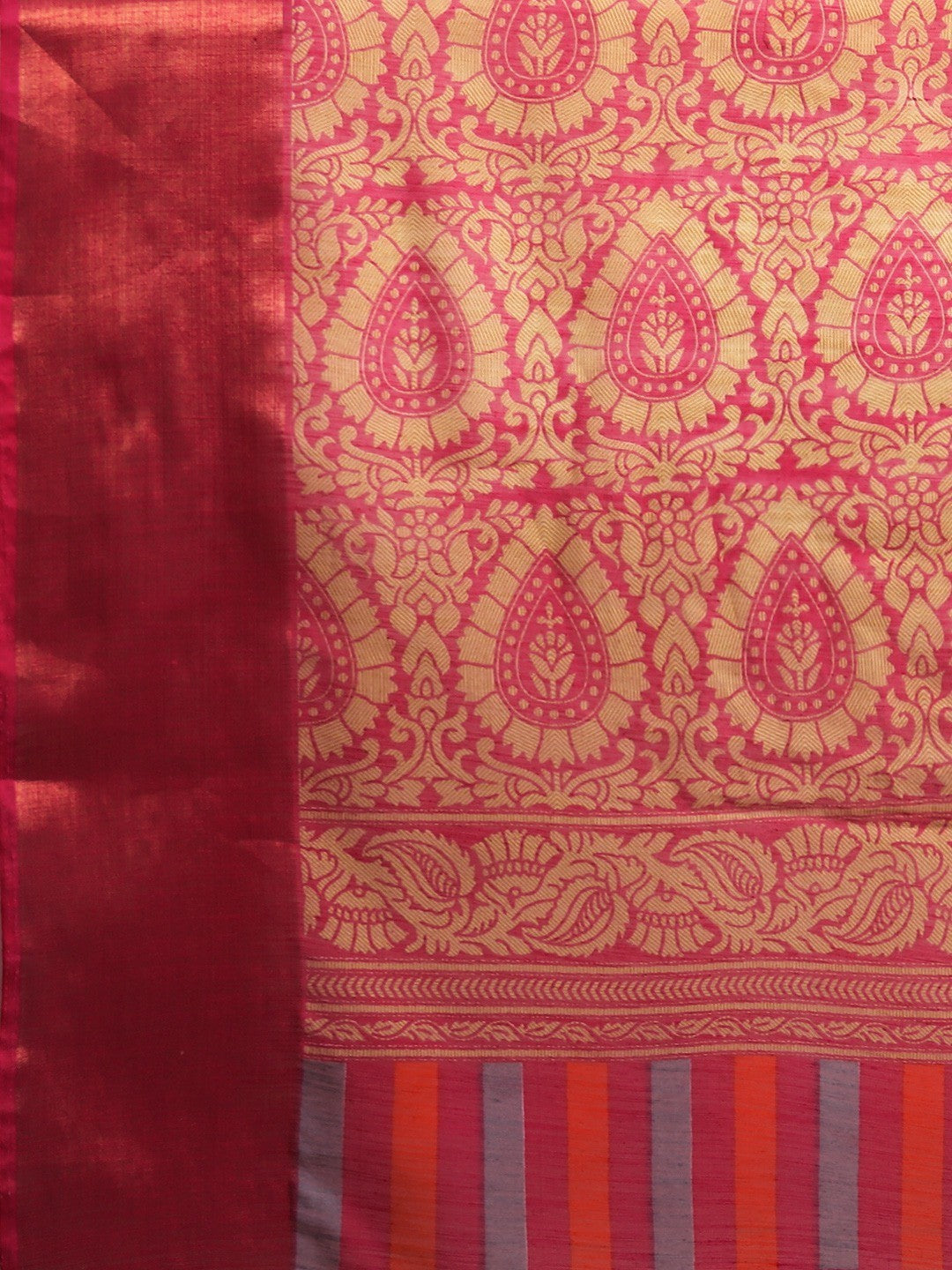 Women's Black Art Silk Printed Saree