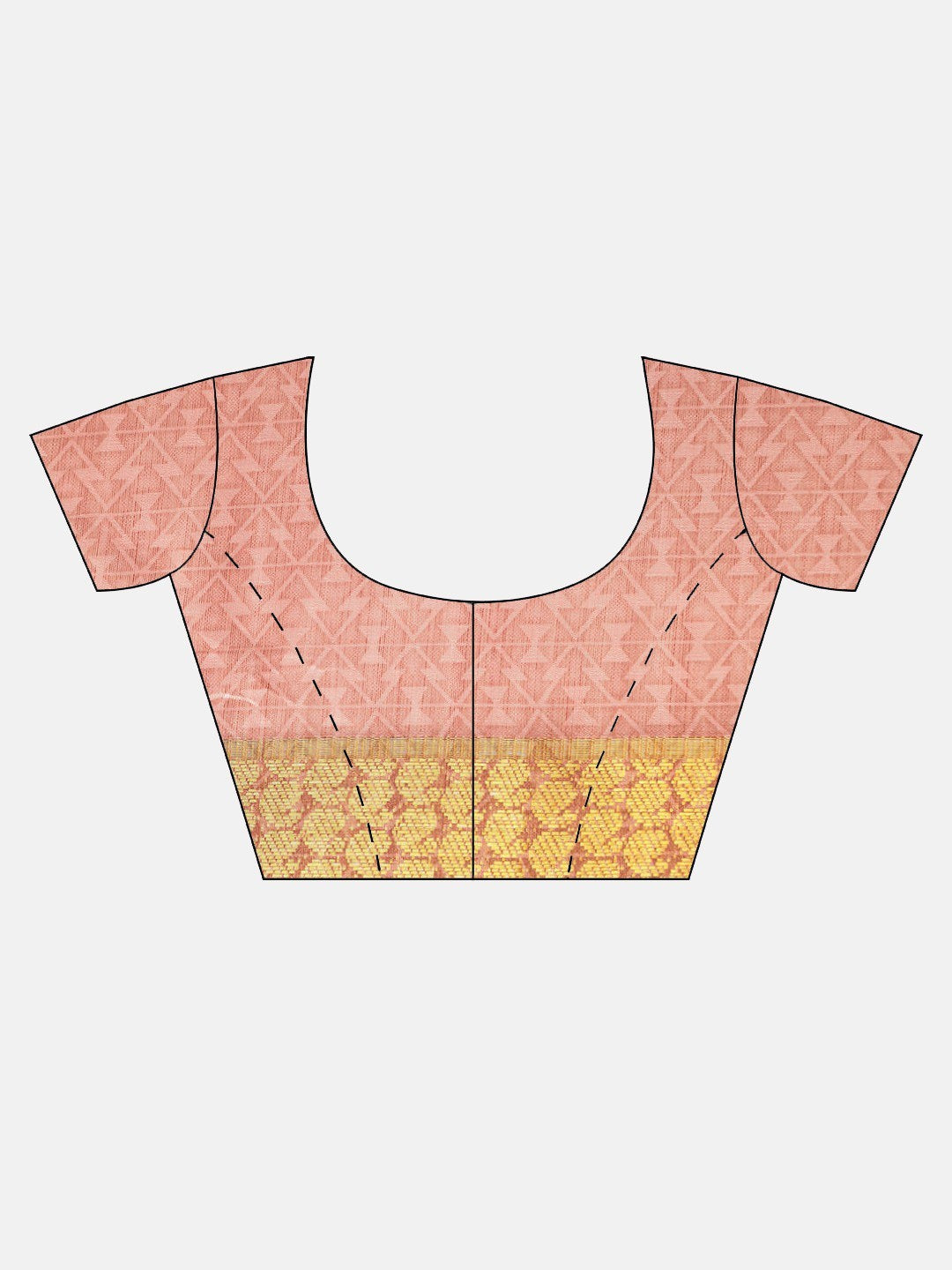 Women's Pink Art Silk Printed Saree