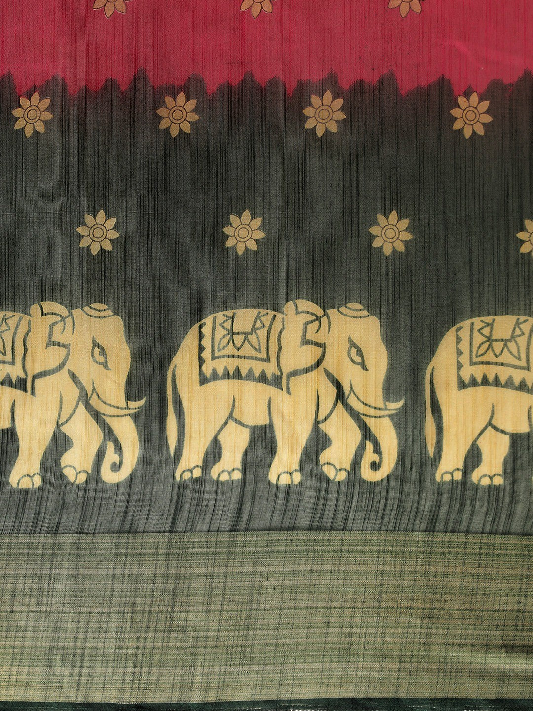Women's Multicolor Art Silk Printed Saree