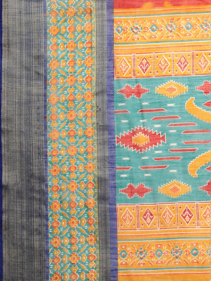 Women's Red Art Silk Printed Saree