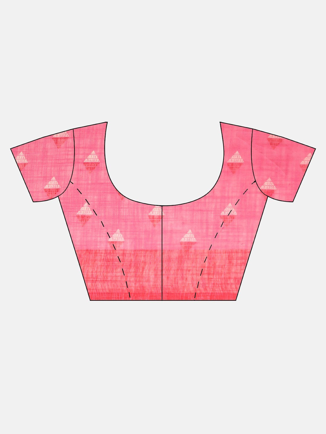 Women's Pink Art Silk Printed Saree