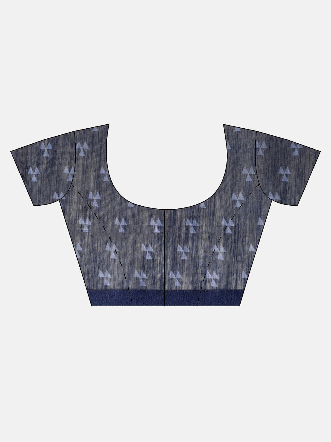 Women's Blue Art Silk Printed Saree