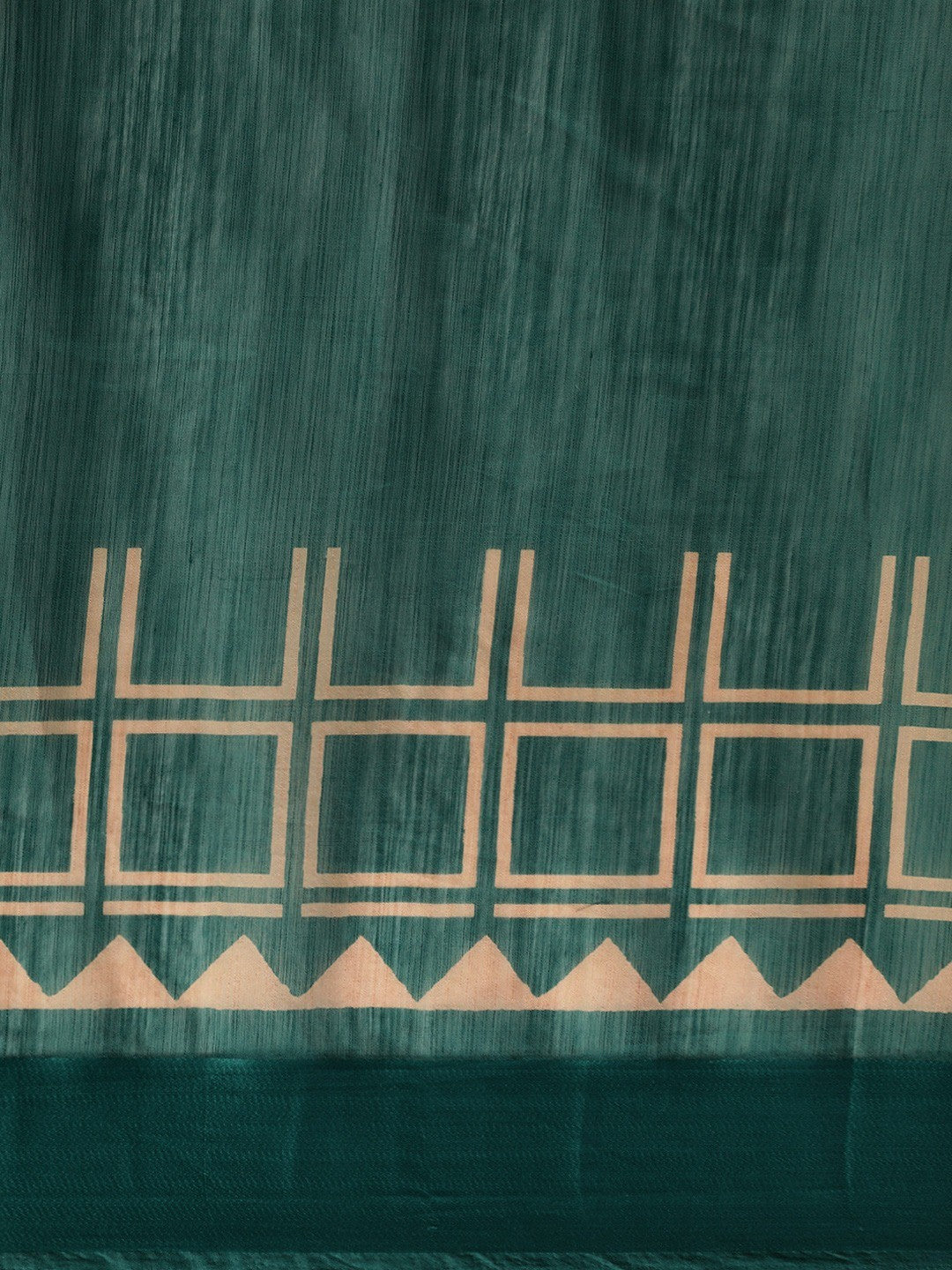 Women's Green Art Silk Printed Saree