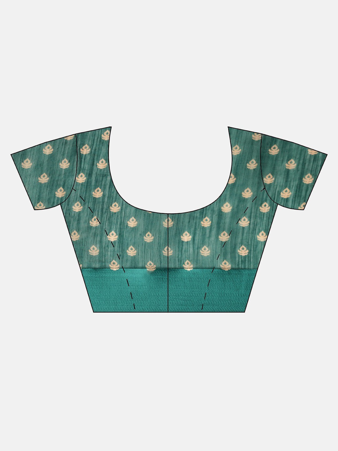 Women's Green Art Silk Printed Saree