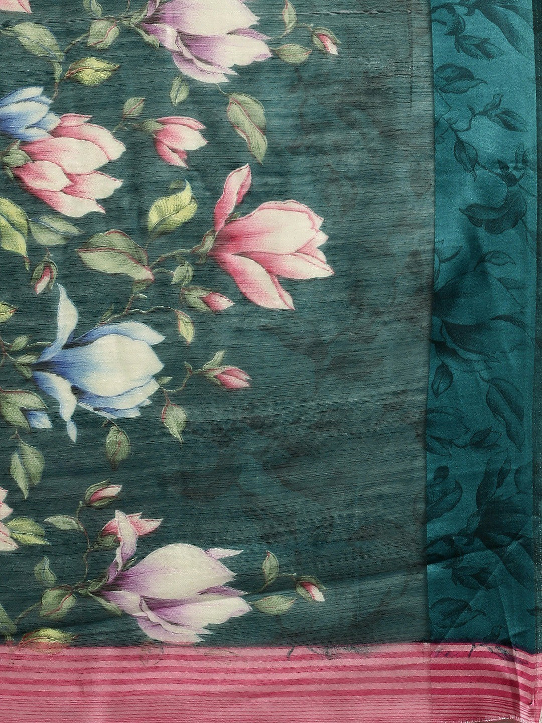 Women's Multicolor Art Silk Printed Saree