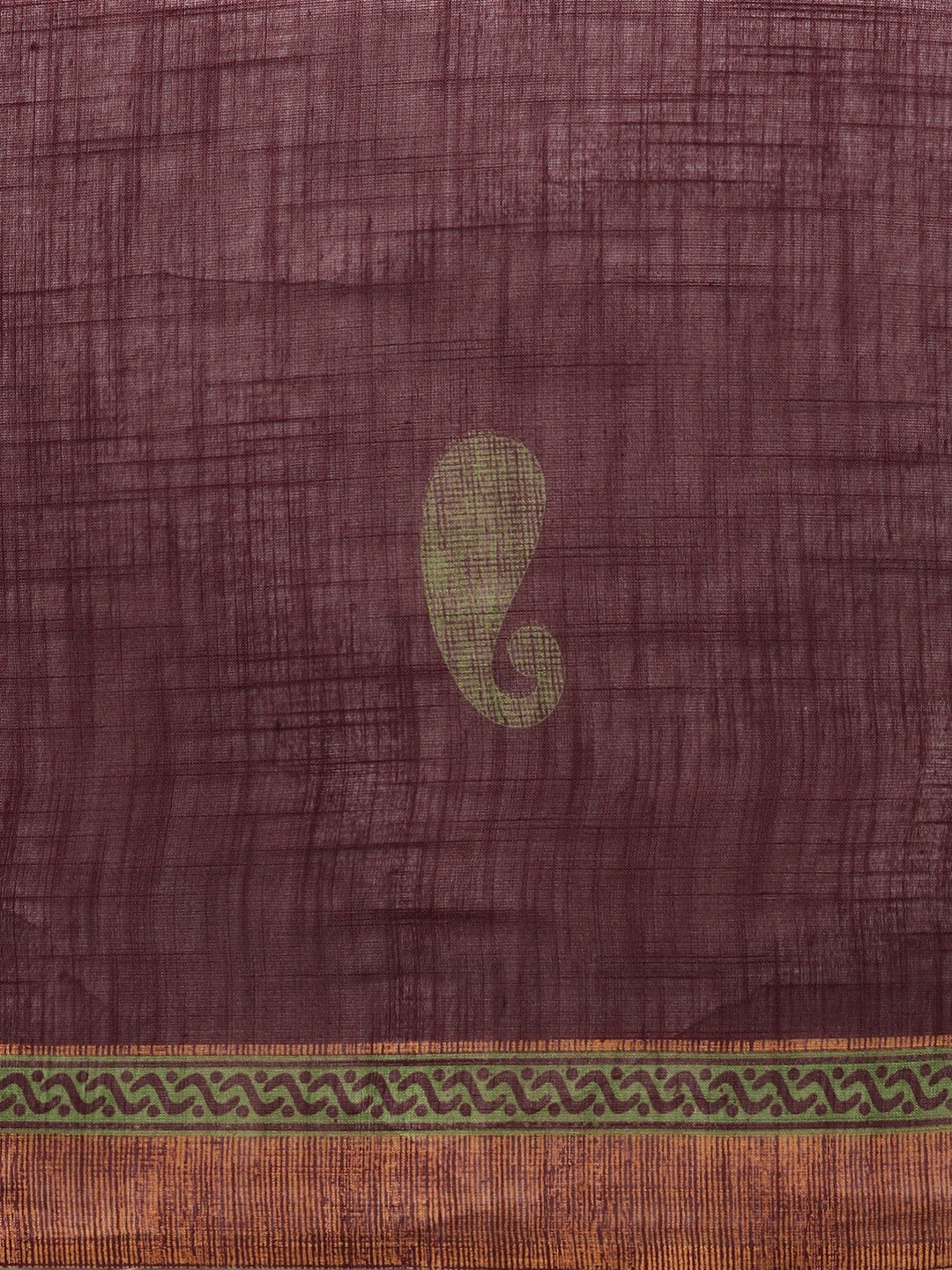 Women's Maroon Art Silk Printed Saree
