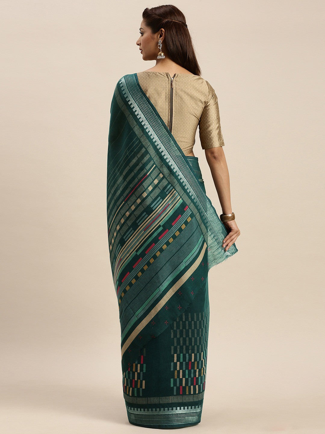 Women's Multicolor Art Silk Printed Saree