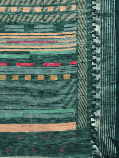 Women's Multicolor Art Silk Printed Saree