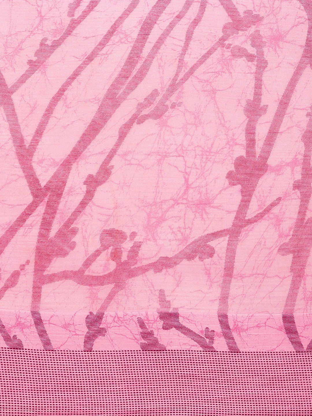 Women's Pink Art Silk Printed Saree