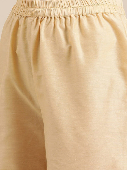 Women's Gold Regular Trousers