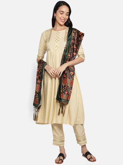Women's Multicolored Polyster Velvet  Digital Printed Dupatta