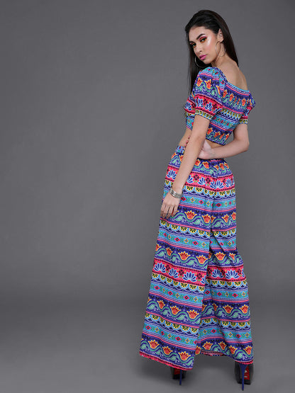 Women's Blue Truck Theme Co-Ord Set