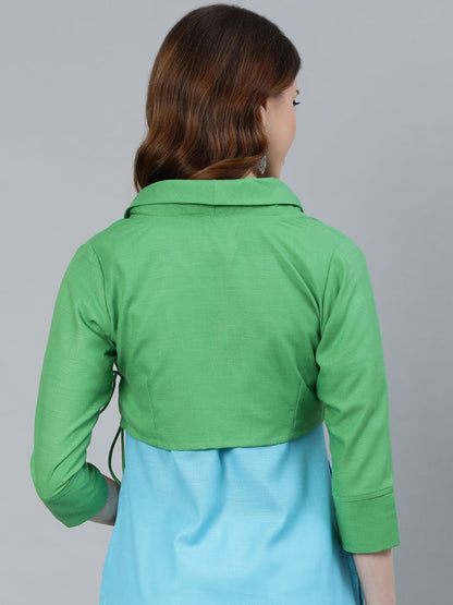 Women's Green Short Jacket
