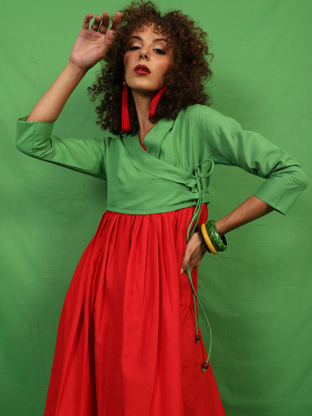 Women's Green Short Jacket