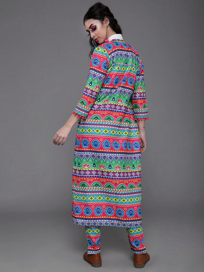 Women's Multicolor Floral Print Jacket