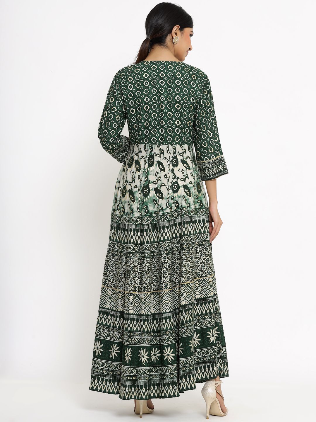 Women's Printed Flared Dress