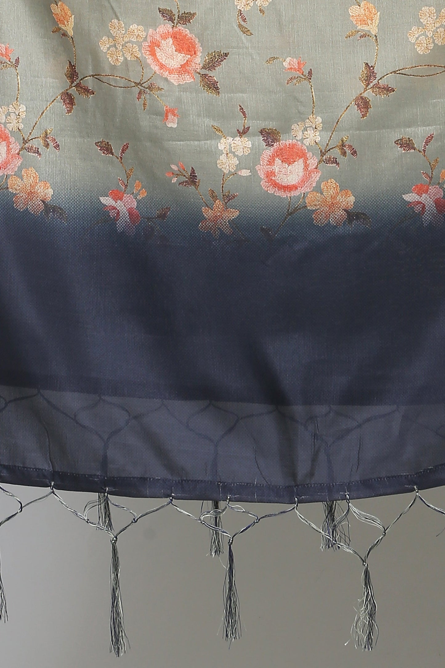 Women's Green & Blue Color Art Silk Digital Printed Dupatta
